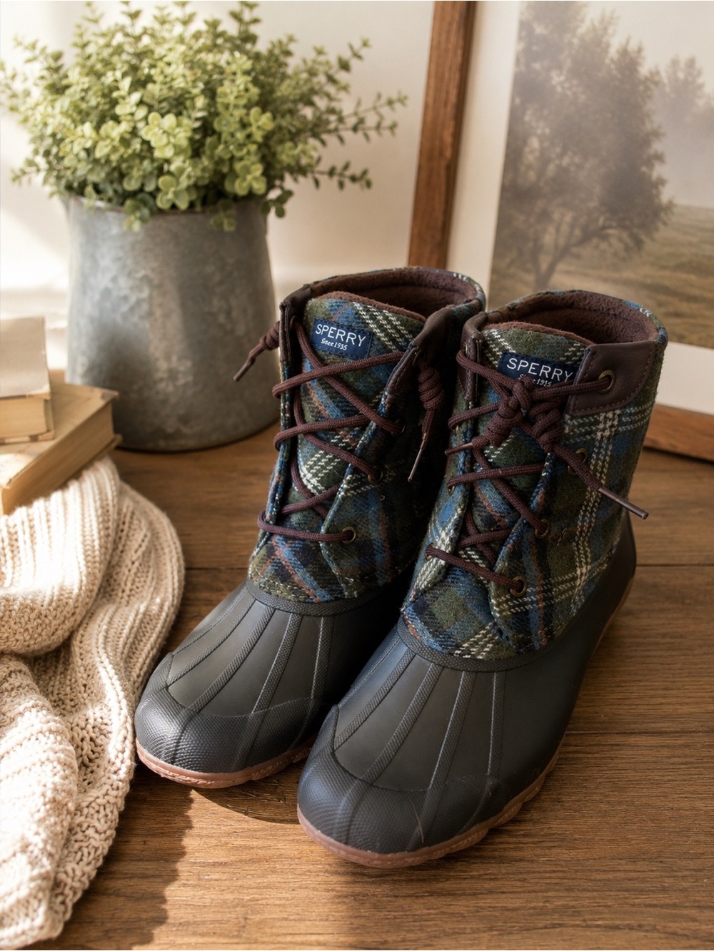 Sperry Waterproof Duck Boots Women’s Size 8 - Picture 1 of 7